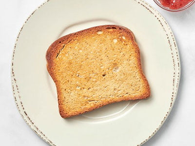 Dry GF Toast with Preserves