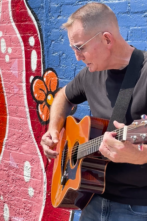 Meet Tony Collins 2 tony collins busking